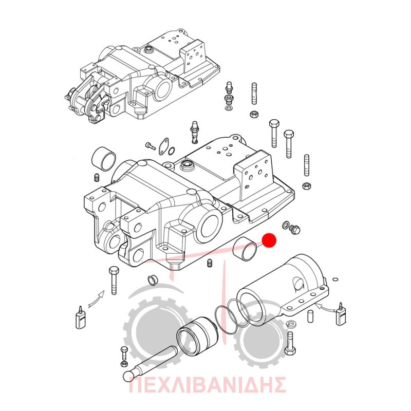 Δαχτυλίδι άξονα υδραυλικού Landini Advantage-Frutteti-Vigneti