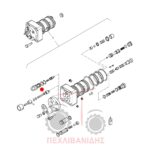 Βαλβίδα εγκεφάλου υδραυλικού Landini Rex-Vigneti Βαλβίδα εγκεφάλου υδραυλικού Landini Rex-Vigneti