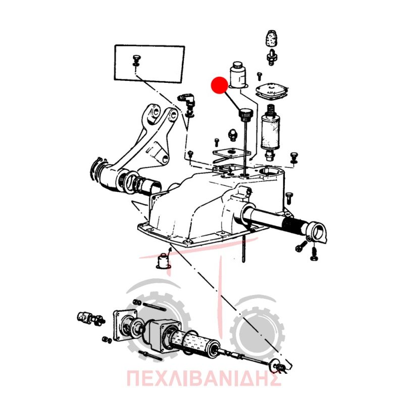 Δείχτης υδραυλικού Landini 10000-12500-13000-14500 Δείχτης υδραυλικού Landini 10000-12500-13000-14500
