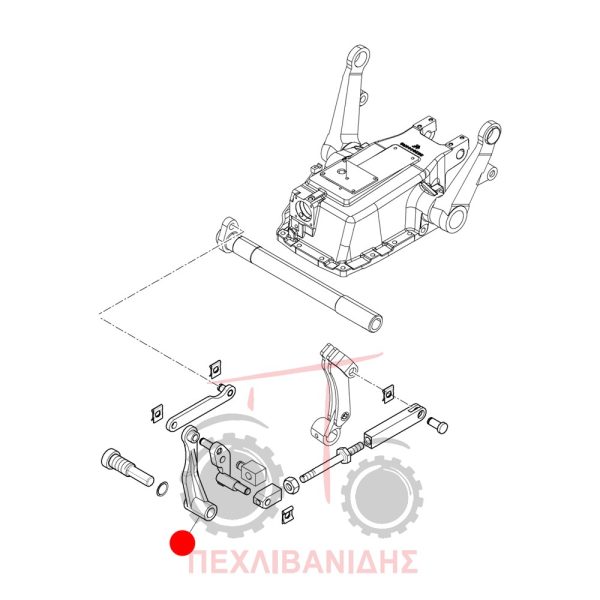 Μπρατσάκι λεβιέ υδραυλικού Landini 5860-Advantage-Globalfarm-Vigneti