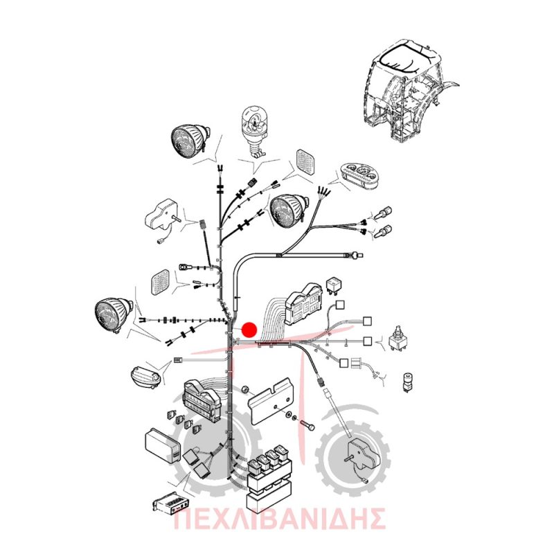 Καλωδίωση Landini Rex Καλωδίωση Landini Rex