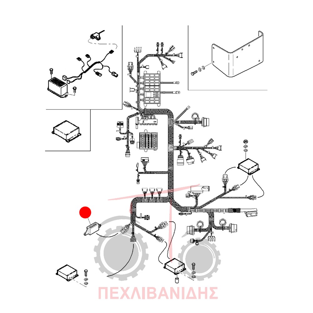 Υπολογιστής φέτας υδραυλικού Landini Powermaster-Powermax