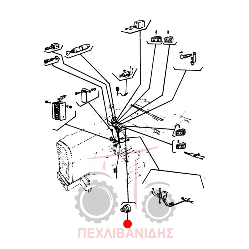 Διακόπτης φώτων Landini 12500-14500 Διακόπτης φώτων Landini 12500-14500