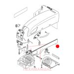 Δεξιά λάμα καπό Landini Landpower 130 Δεξιά λάμα καπό Landini Landpower 130