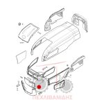 Κάτω σίτα μάσκας Landini Rex-Technofarm Κάτω σίτα μάσκας Landini Rex-Technofarm