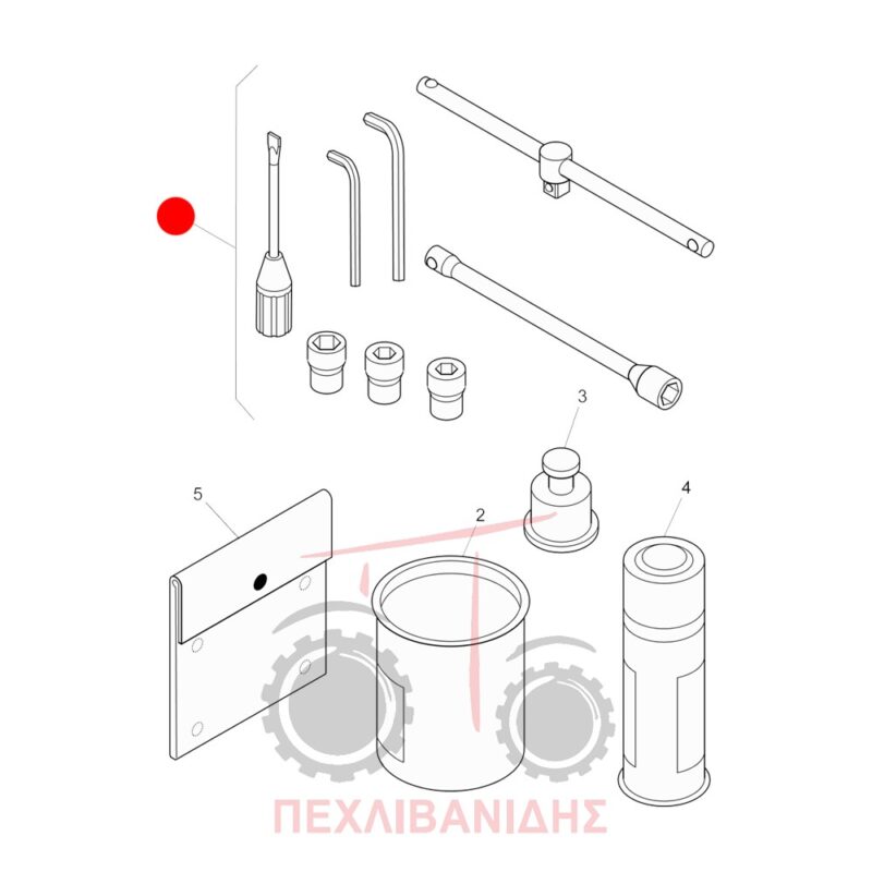 Κιτ εργαλείων Landini 4525-4630-6660-Mistral Κιτ εργαλείων Landini 4525-4630-6660-Mistral