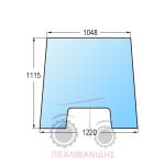 Μπροστά τζάμι καμπίνας Landini 16550-17500-19500 Μπροστά τζάμι καμπίνας Landini 16550-17500-19500