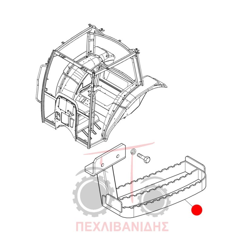 Δεξί σκαλοπάτι Landini Rex-Vigneti Δεξί σκαλοπάτι Landini Rex-Vigneti