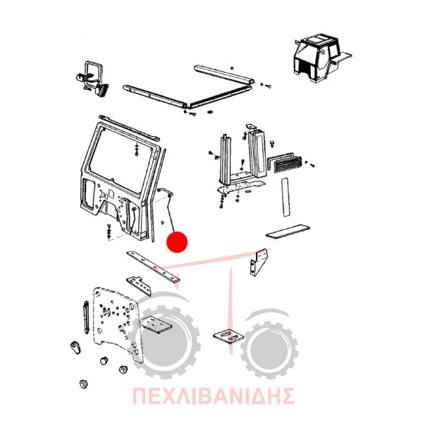 Στοπ πόρτας Landini 6550-9880-10000