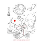 Κάτω πλαστικό ταμπλό Landini 6450-6475-6660-6675 Κάτω πλαστικό ταμπλό Landini 6450-6475-6660-6675