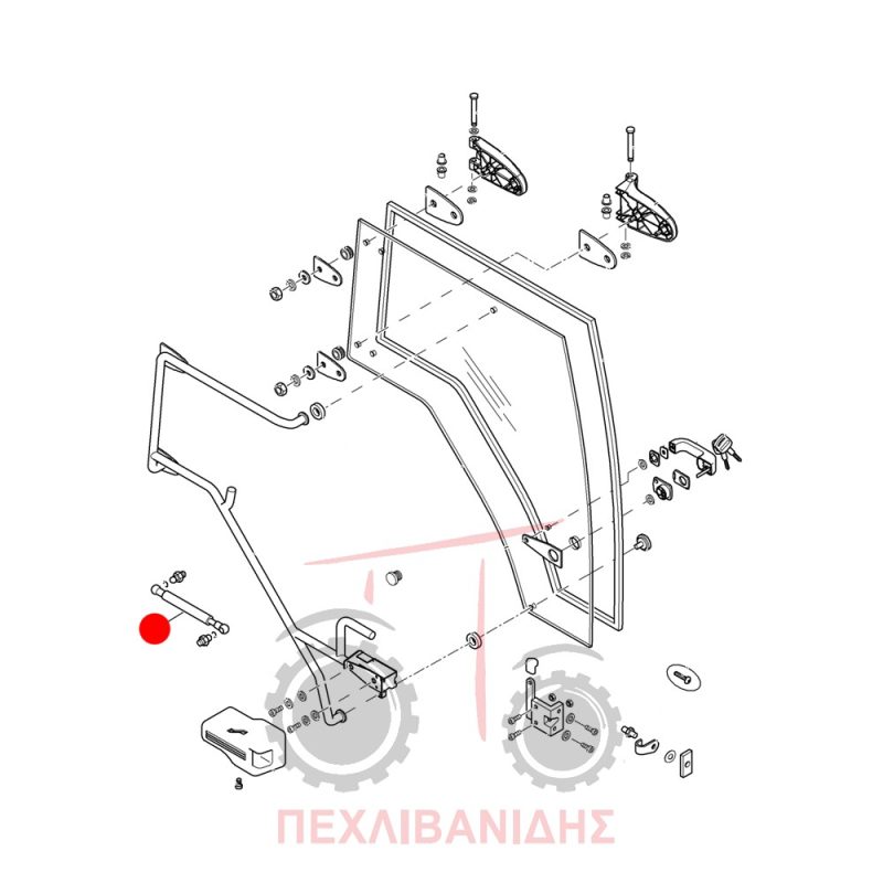 Μπουκάλα πόρτας Landini Landpower-Powermax-Powermondial