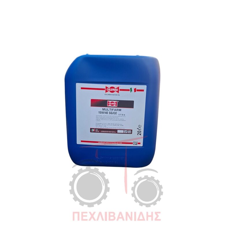 Λάδι σαζμάν και μηχανής 15W40 Colombus 20 Λιτ