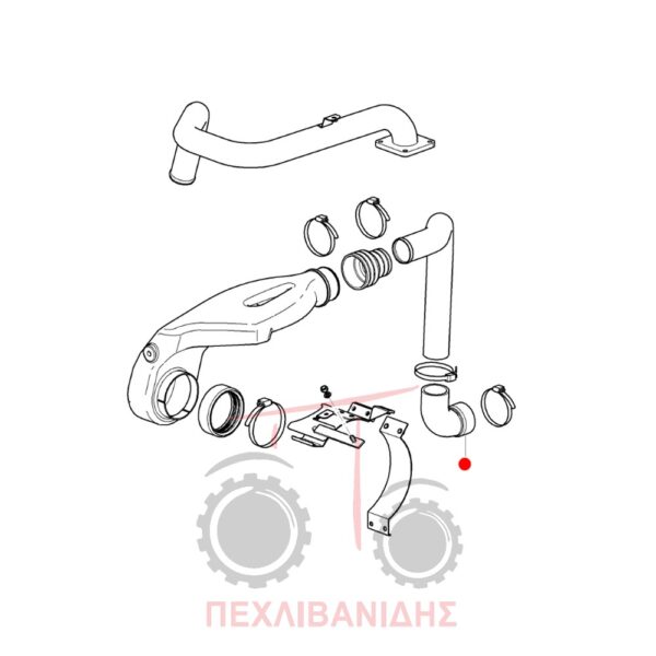 Κολάρο αέρος κάτω Massey Ferguson 3400