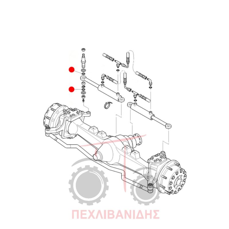 Ροδέλα μπουκάλας Massey Ferguson 8270-8280