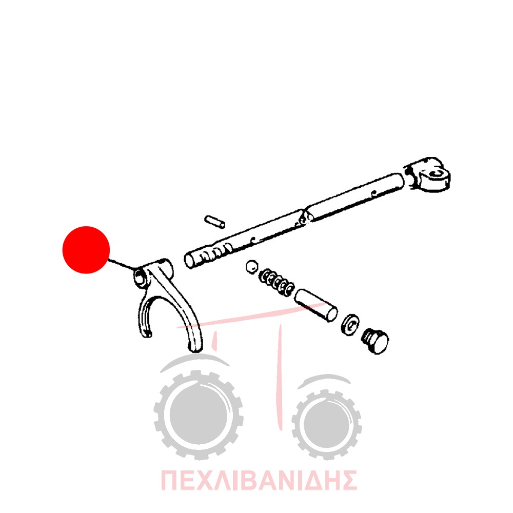 Φουρκέτα ταχυτήτων Landini Advantage-Powerfarm-Rex