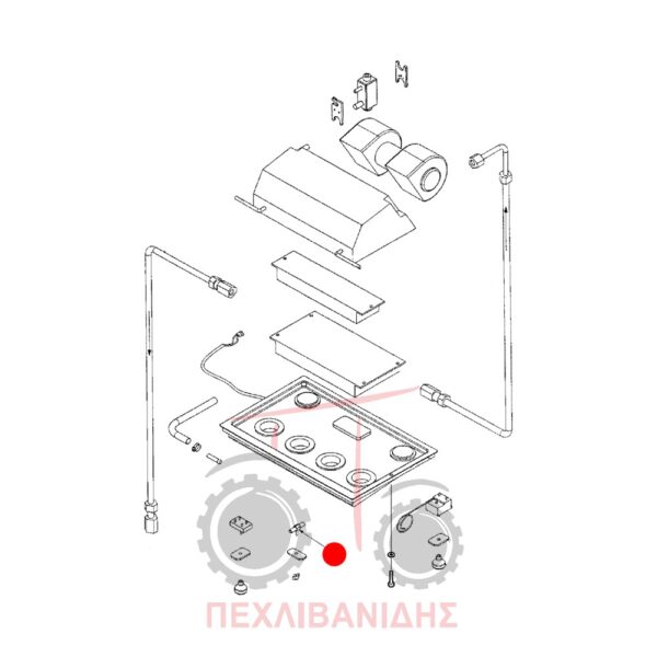 Διακόπτης καλοριφέρ ζεστό - κρύο Landini Advantage-Blizzard-Rex-Vigneti