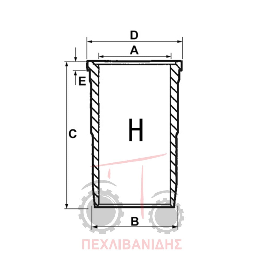 Χιτώνιο κινητήρα Perkins 107