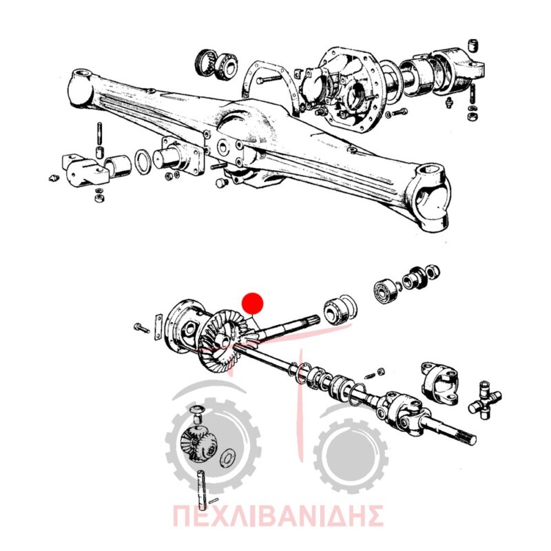 Μπροστά κορώνα πηνίο Landini 8500-8550 Μπροστά κορώνα πηνίο Landini 8500-8550