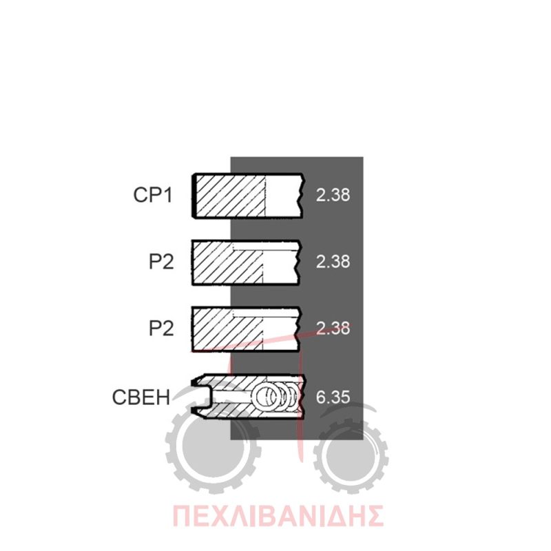 Eλατήρια κινητήρα 1114-1080-298-595