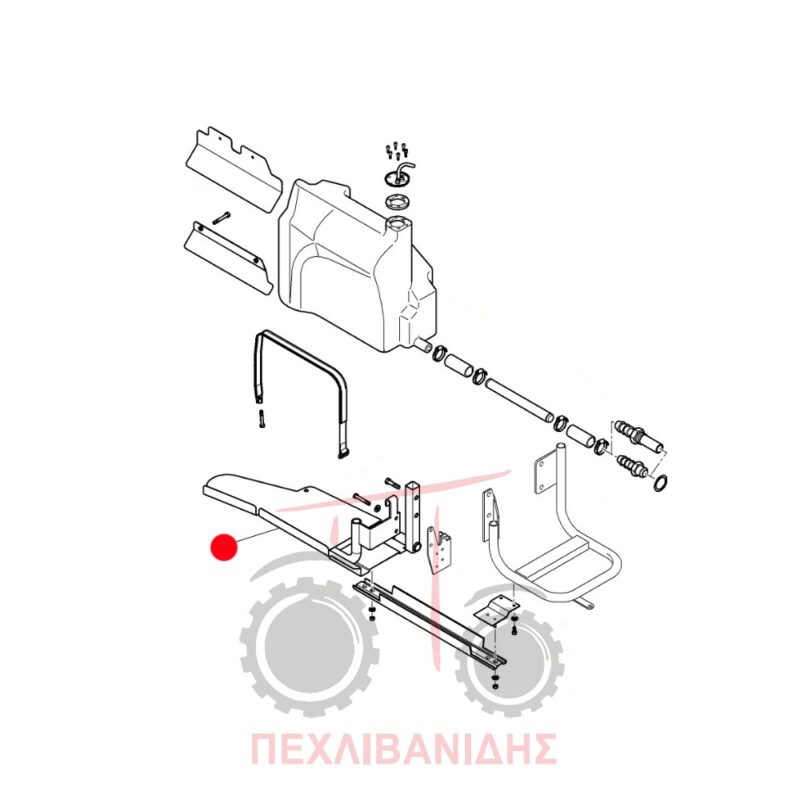 Βάση βοηθητικού ρεζερβουάρ MF 5400-6400