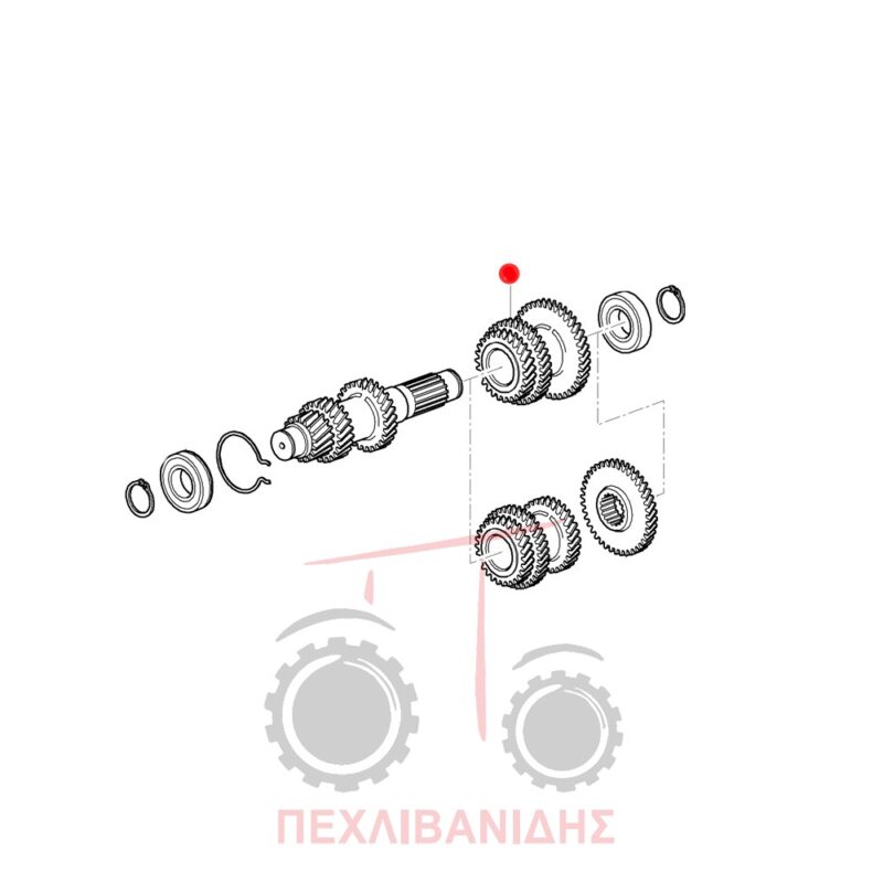 Γρανάζι σασμάν Massey Ferguson 3300-3400