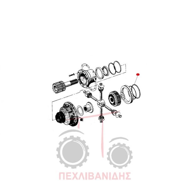 Όρινγκ βάσης πλανητικού Massey Ferguson 9240