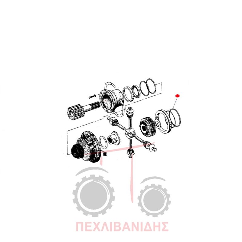Όρινγκ βάσης πλανητικού Massey Ferguson 9240