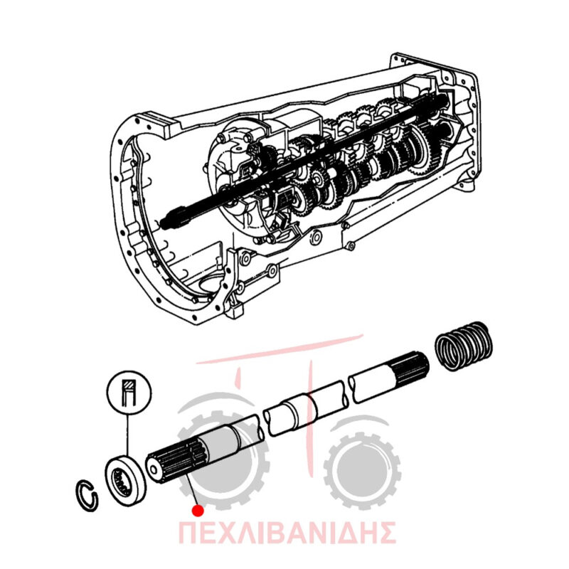 Άξονας σασμάν PTO Massey Ferguson 3080