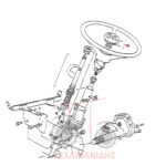 Καπάκι βολάν τιμονιού Massey Ferguson 135-290-590-595