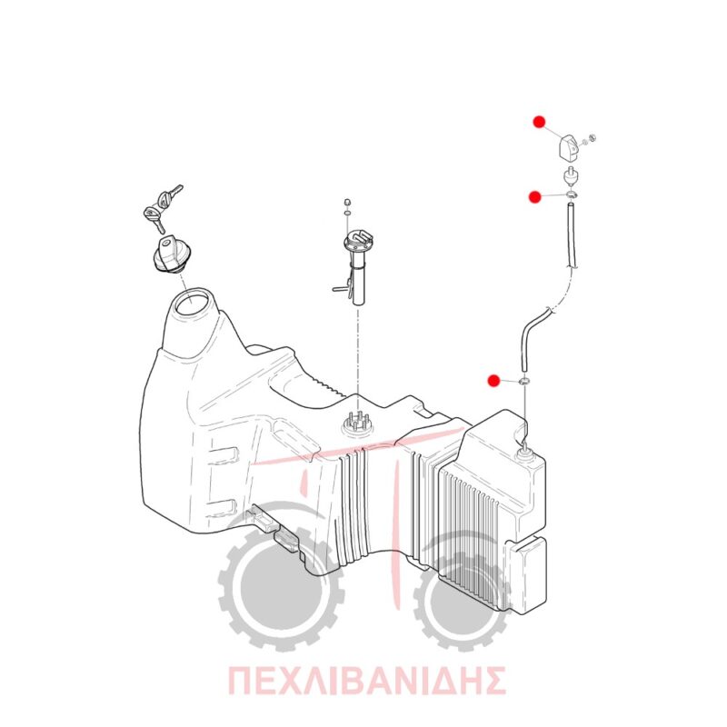 Κάλυμμα αναπνοής ρεζερβουάρ Landini Landpower-Powerfarm