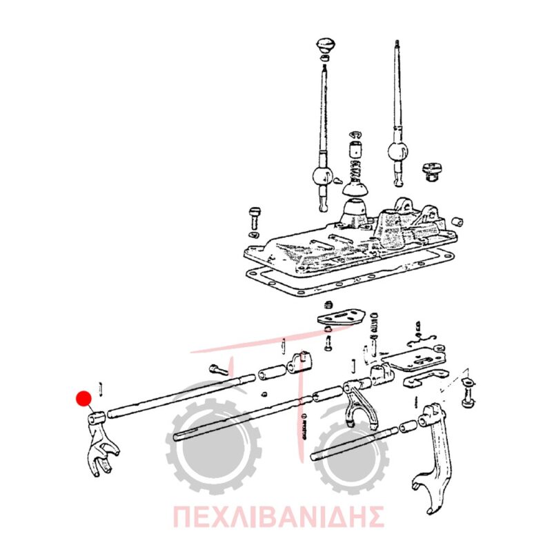 Φουρκέτα ταχυτήτων όπισθεν Landini 9500