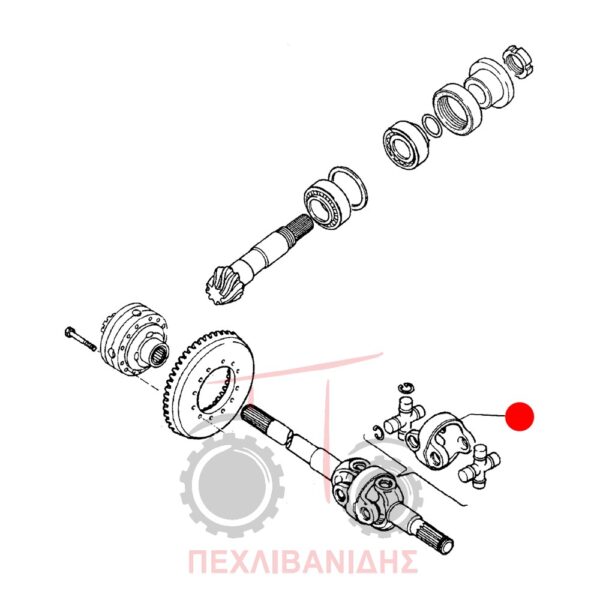 Κλωβός μπροστά ημιαξονίου Landini Advantage-Alpine-Rex