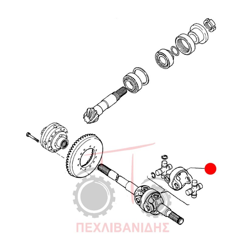 Κλωβός μπροστά ημιαξονίου Landini Advantage-Alpine-Rex