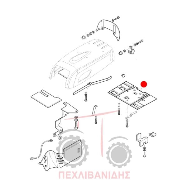 Μόνωση καπό Landini Rex-Technofarm