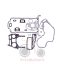 Σετ κάτω φλάντζες 105mm Massey Ferguson 3445-5400-6400