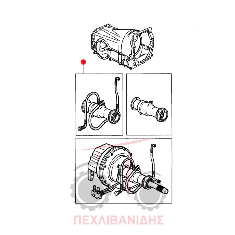 Βάση ωθηστικού κιτ Massey Ferguson 2640-2680-2720