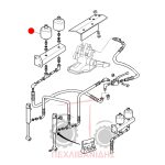 Μπουκάλα αζώτου μπροστά υδραυλικών Massey Ferguson 3000-6100-6200-7400-8200 Μπουκάλα αζώτου μπροστά υδραυλικών Massey Ferguson 3000-6100-6200-7400-8200