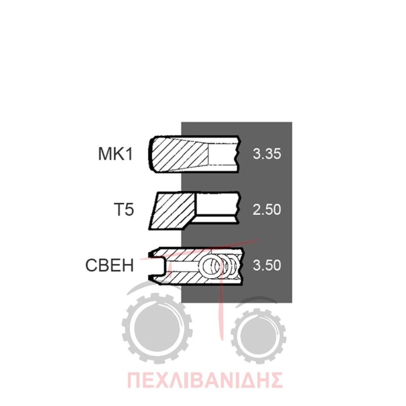 Ελατήριο κινητήρα Perkins 1103C-33T 1104C-44T Ελατήριο κινητήρα Perkins 1103C-33T 1104C-44T