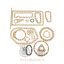 Σετ κάτω φλάντζες στάνταρ Massey Ferguson 35-835-354-356