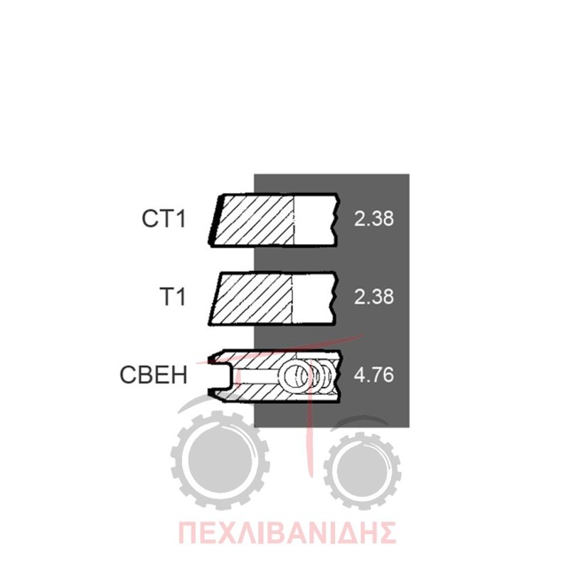 Ελατήρια κινητήρα Perkins 152-203