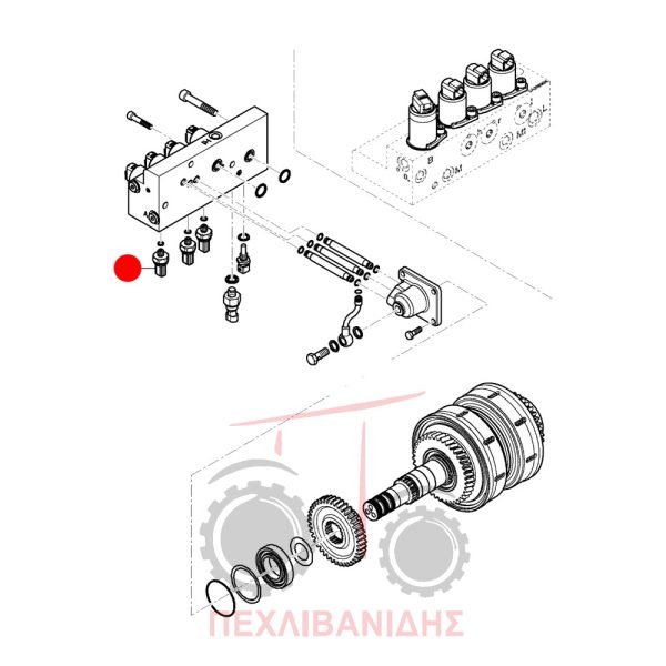 Φούσκα χαμηλής πίεσης Massey Ferguson 3600-3700