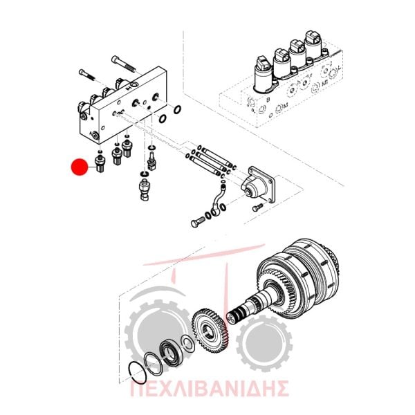 Φούσκα χαμηλής πίεσης Massey Ferguson 3600-3700