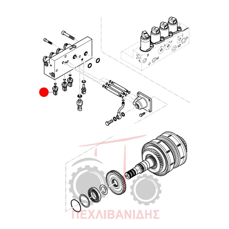 Φούσκα χαμηλής πίεσης Massey Ferguson 3600-3700