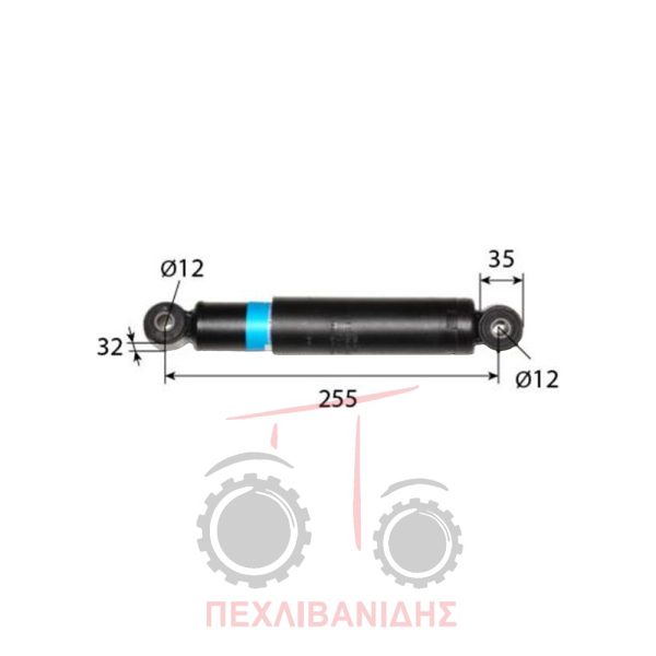 Αμορτισέρ ανάρτησης καμπίνας Massey Ferguson 6400-7400
