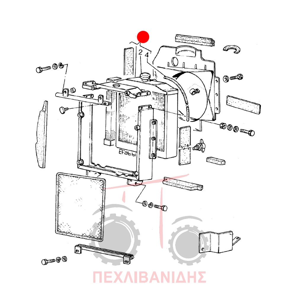 Ψυγείο νερού aircondition Landini Globus