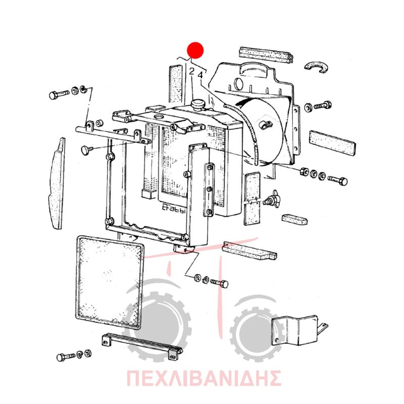 Ψυγείο νερού aircondition Landini Globus Ψυγείο νερού aircondition Landini Globus