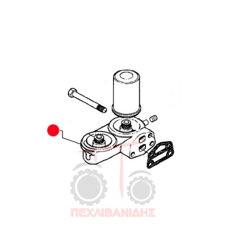 Bάση φίλτρων πετρελαίων Massey Ferguson 8130 Bάση φίλτρων πετρελαίων Massey Ferguson 8130