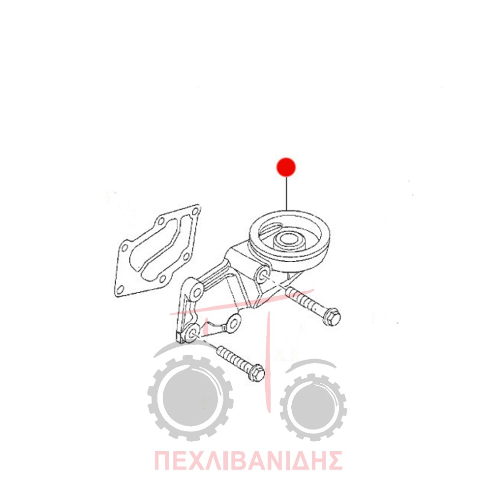 Βάση φίλτρου λαδιού Perkins 1103-1103.33T