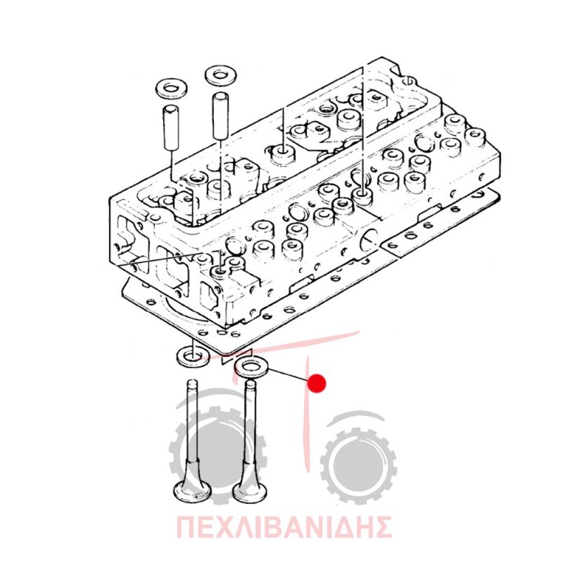 Έδρα βαλβίδας εξαγωγής Perkins 1004.40-1006.60