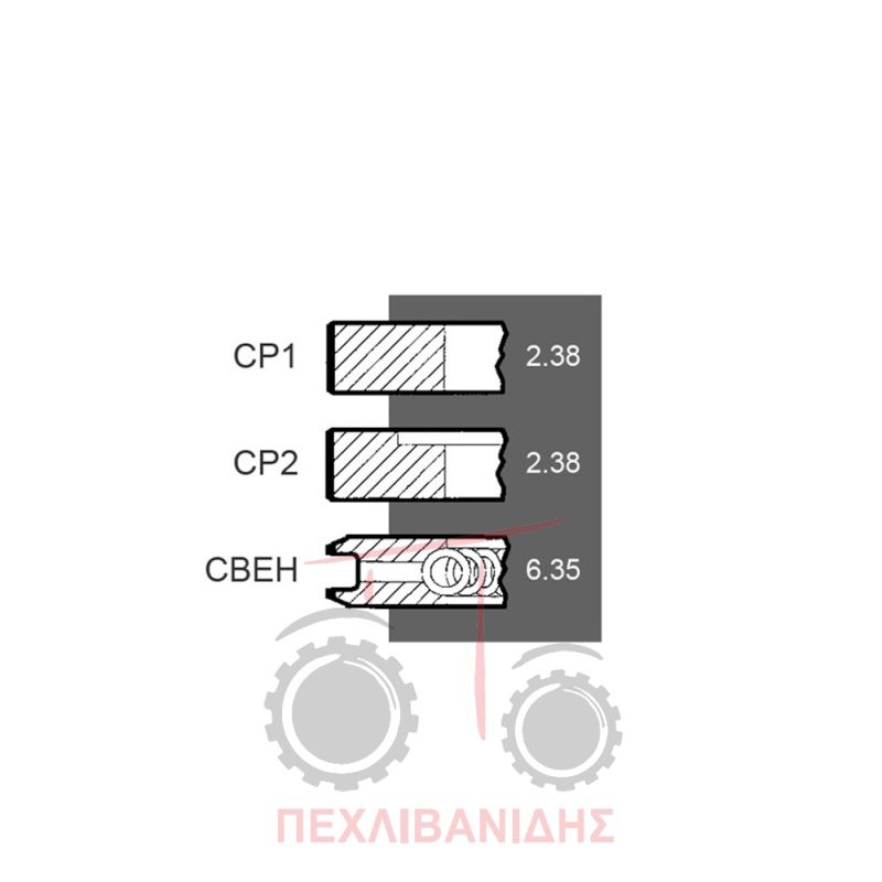 Ελατήρια κινητήρα Perkins 212-236-3654.4 Ελατήρια κινητήρα Perkins 212-236-3654.4